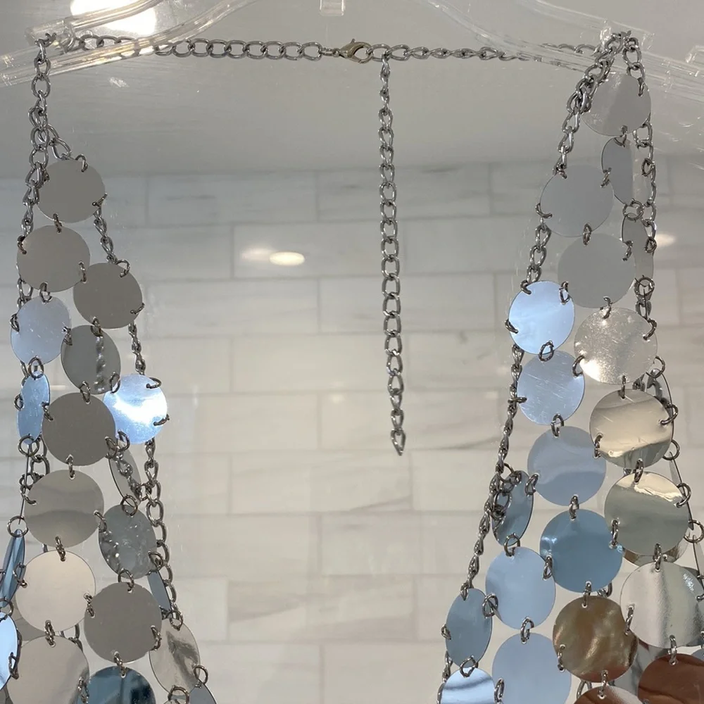 Silver Disc Top NWOT - Picture 5 of 6